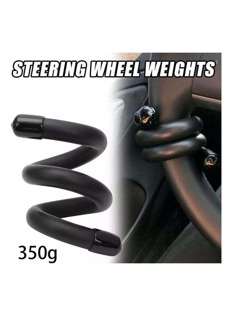 MVAQKLM  Adjustable Steering Wheel Booster, 360 Degrees Counter Weight Ring, Ergonomic Design, Flexible Shape Car Interior Accessory For Cars, Trucks, Tractors, And Heavy Vehicles - Image 4
